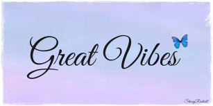 Great Vibes Font Download