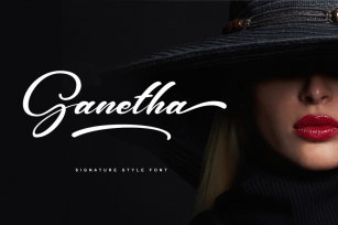 Ganetha - Elegant Script Font Font Download