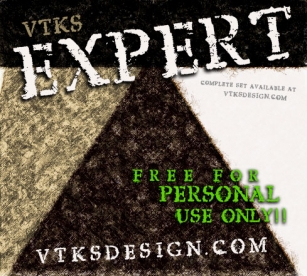 Vtks exper Font Download