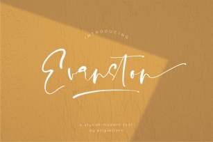 Evanston - Stylish Modern Font Font Download