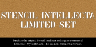 Stencil Intellecta Limited Se Font Download