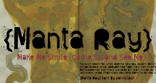 Manta Ray Font Download