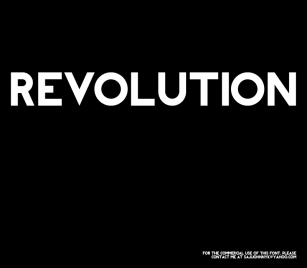 REVOLUTION Font Download