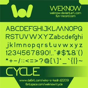 CYCLE Font Download