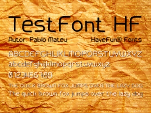 TestFontH Font Download
