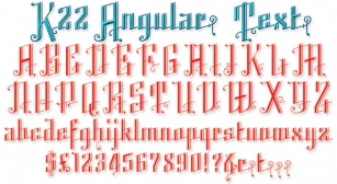 K22 Angular Tex Font Download