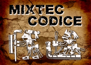 Mixtec Codice Font Download