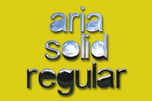 Aria solid Font Download