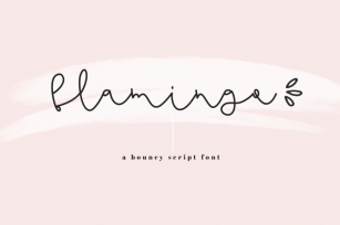 Flamingo - A Handwritten Script Font Font Download