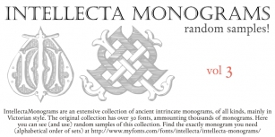 Intellecta Monograms Random Three Font Download