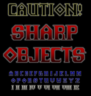 Sharp Objects NBP Font Download
