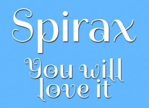Spirax Font Download