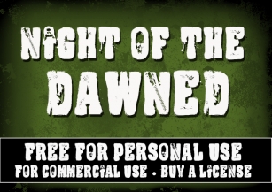 CF Night Of The Damned Font Download