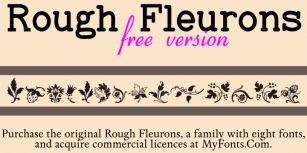 Rough Fleurons Free Font Download