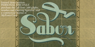 Sabor Limited Font Download