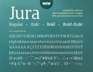 Jura Font Download