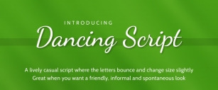 Dancing Scrip Font Download
