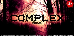 Complex bruja Font Download