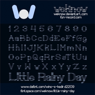 LITTLE RAINY DAY Font Download