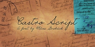 Castro Scrip Font Download