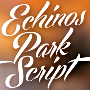 Echinos Park Scrip Font Download