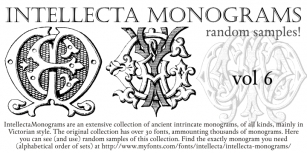 Intellecta Monograms Random Six Font Download