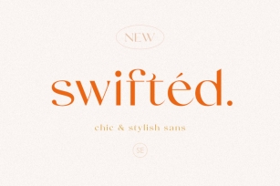 Swifted - Chic &amp; Stylish Sans Font Download