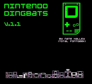 Nintendo Dingbats NBP Font Download