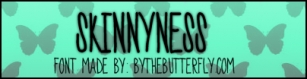 SkinnyNess Font Download