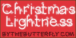 ChristmasLigtness Font Download