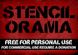 CF StencilOrama Font Download