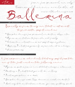 Vtks Ballerina Font Download