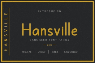 Hansville Font Download