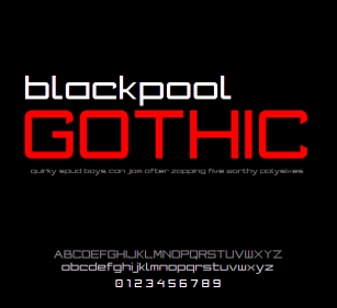 Blackpool Gothic NBP Font Download
