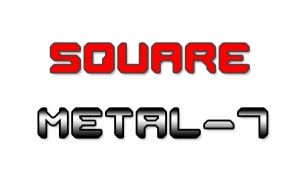 Square Metal-7 Font Download