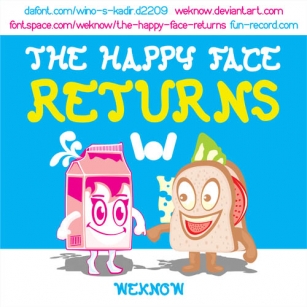 The Happy Face Returns Font Download