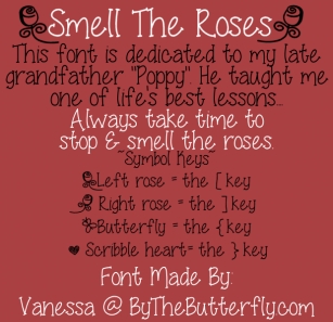 SmellTheRoses Font Download