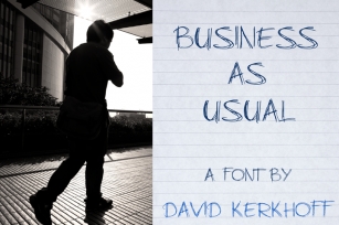 Business As Usual Font Download