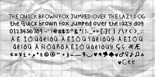 Cee's Hand Font Download