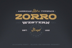 Zorro Font Duo Font Download