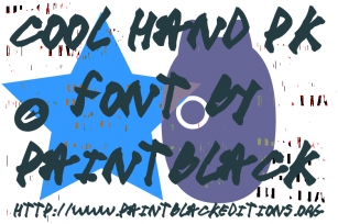 Cool hand pk Font Download