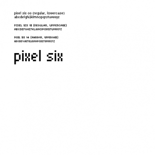 Pixel Six Font Download