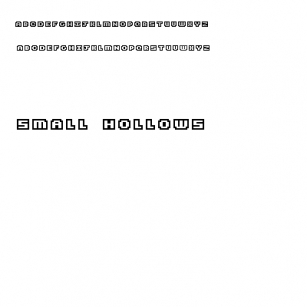 Small Hollows Font Download