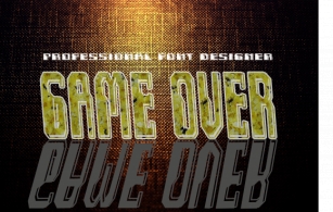 Game over Font Download