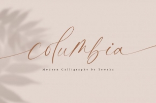 Columbia Font Download