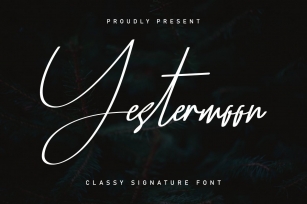 Yestermoon Font Download