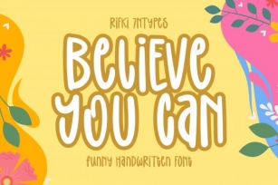 Believe You Can Font Download