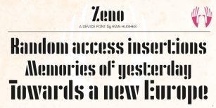 Zeno Font Download