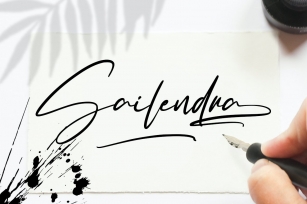 Sailendra - Stylish Signature Font Font Download