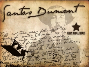SANTOS DUMONT Font Download